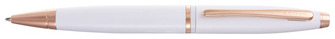 Stylo bille Cross, série Calais Blanc PGT