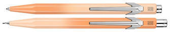 Ensemble stylo bille & porte mine (0.5mm) Caran d'Ache, série Édition Spéciale 849 & 844 Sunset Sky Orange