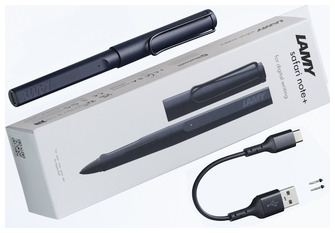 Stylo digital Lamy, série Safari Note + Bleu-noir (Steel black)
