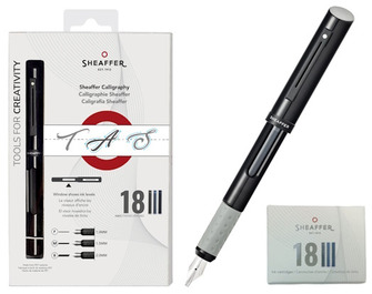 Ensemble Sheaffer, série Calligraphy (Mini kit) - Noir