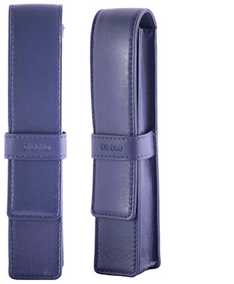 Étui pour stylo DiLoro, série Leather Pen Holder (Single) Violet  