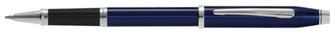 Stylo bille roulante Cross, série Century II Bleu Laqué Ct  