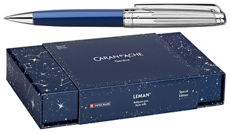 Stylo bille Caran d'Ache, série Édition Spéciale Léman Cosmic Blue 