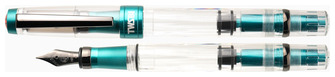 Stylo plume TWSBI, série Diamond 580 ALR Caraïbes avec Onyx (Pointes régulières)