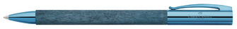 Stylo bille Faber-Castell Design, série Édition Limitée Ambition Wood Bleu