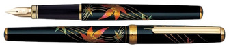 Stylo plume Platinum, série Vicoh Kanazawa Gold Leaf - Changing Autumn Leaves