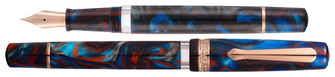 Stylo plume Nahvalur, série Édition Limitée Schuylkill Dragonet Saphir  