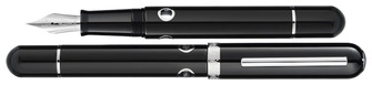 Stylo plume Nahvalur, série Nautilus Cephalopod Noir CT