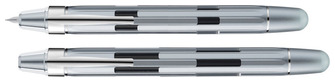 Stylo plume Nahvalur, série Eclipse Pure Argent