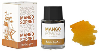 Bouteille d'encre Nahvalur, série Explorer Encre Mango Sorbet (20ml)