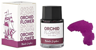 Bouteille d'encre Nahvalur, série Explorer Encre Orchid Flower (20ml)