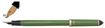 Stylo plume Sailor, série Compass Fude Vert (55°)
