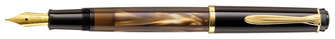 Stylo plume Pelikan, série Classic M200 Marbré brun GT 