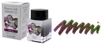 Bouteille d'encre Sailor Dipton, série Inks & Dip Pens Encre Ripe Fig - 20ml 