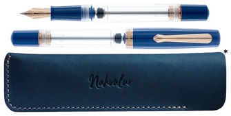 Stylo plume Nahvalur, série Original Plus Saphir (avec étui Galen Leather*)