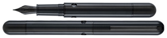 Stylo plume Nahvalur, série Nautilus Ti Black (Pointe 14kt)