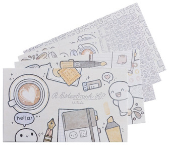 Papier Buvard Esterbrook, série TheCoffeeMonsterzCo