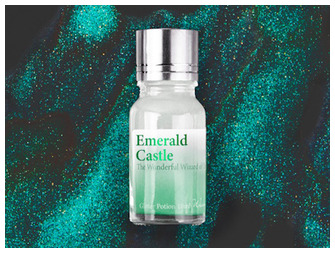 Potion brillante Wearingeul, série Glitter Emerald Castle (10ml) 