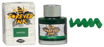Bouteille d'encre Diamine, série Forever Encre Amazonia (50ml) 