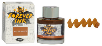 Bouteille d'encre Diamine, série Forever Encre Butterscotch (50ml) 