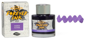 Bouteille d'encre Diamine, série Forever Encre Passion Flower (50ml) 