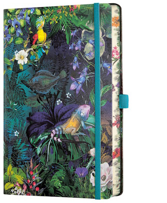 Carnet de notes (A5) Castelli, série Eden Lys (Ligné, couverture rigide)