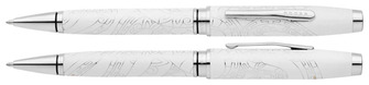 Stylo bille Cross, série Coventry Zodiac 2025 Year of the Snake Blanc perle CT