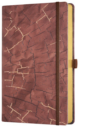 Carnet de notes (A5) Castelli, série Wabi Sabi Écorce (Ligné, couverture rigide)