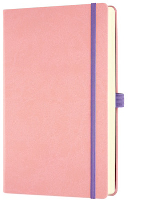 Carnet de notes (A5) Castelli, série Aquarela Rose cipria (Ligné, couverture rigide)