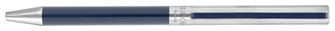 Dupont, S.T. Ballpoint pen, Classique series Palladium/Blue