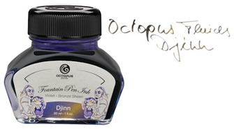 Octopus Fluids Ink bottle, Sheen series Djinn ink (30ml)