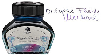 Octopus Fluids Ink bottle, Sheen series Mermaid ink (30ml)