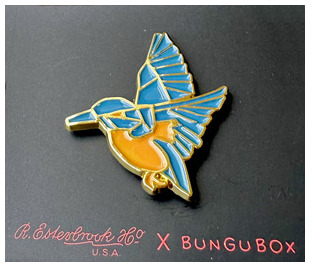 Esterbrook pins, BUNGUBOX Kingfisher Edition series