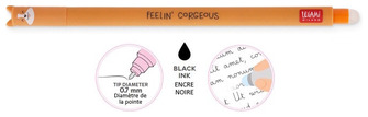 Legami gel pen, Erasable Gel Pen series Black ink (Corgi dog)