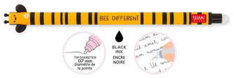 Legami gel pen, Erasable Gel Pen series Black ink (Bee)