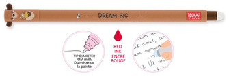 Legami gel pen, Erasable Gel Pen series Red ink (Teddy bear)