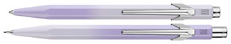Ensemble stylo bille & porte mine (0.5mm) Caran d'Ache, série Édition Spéciale 849 & 844 Blooming Lavender 