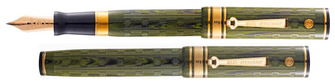 Stylo plume Wahl-Eversharp, série Decoband Ébonite verte GT
