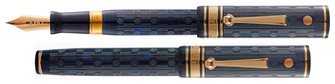 Stylo plume Wahl-Eversharp, série Decoband Ébonite bleue GT