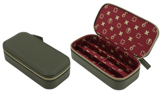 Étui pour stylo Esterbrook, série Nook Moss vert (Triple)