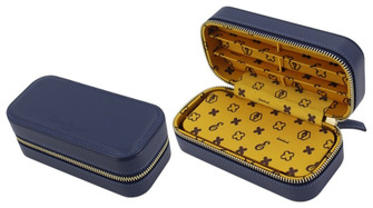 Étui pour stylo Esterbrook, série Nook Dandelion bleu (pour 6 stylos)