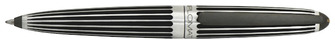Stylo bille Diplomat, série Aero Noir (Stripes)  