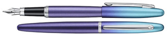 Sheaffer Fountain pen, VFM Expressions series Blue & Purple pearlized gradient CT