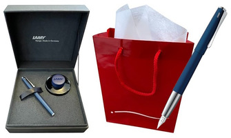 Lamy Fountain pen set, Studio Imperial Blue gift set series