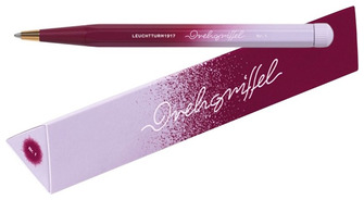 Leuchtturm1917 Ballpoint pen, Drehgriffel Nr. 1 Gradient LE series Port Red/Lilac