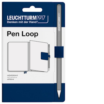 Leuchtturm1917 Pen Loop, Pen Loop series Navy (15 mm elastic loop)   