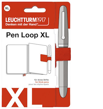 Leuchtturm1917 XL Pen Loop, Pen Loop series Fox Red (20 mm elastic loop)