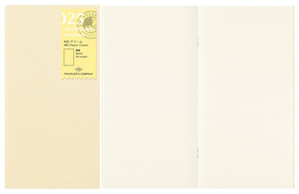 Traveler's Company Notebook refill, Notebook Refill series Cream (Plain, 110mm x 210mm)
