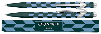 Caran d'Ache Ballpoint pen, 849 Mosaic SE series Spruce Green