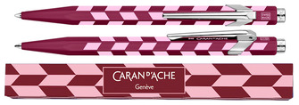Caran d'Ache Ballpoint pen, 849 Mosaic SE series Garnet Red